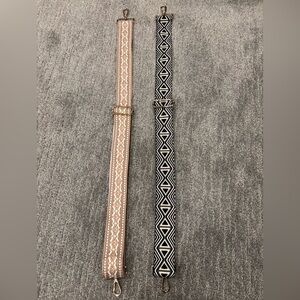 Geometric Patterned Bag Straps